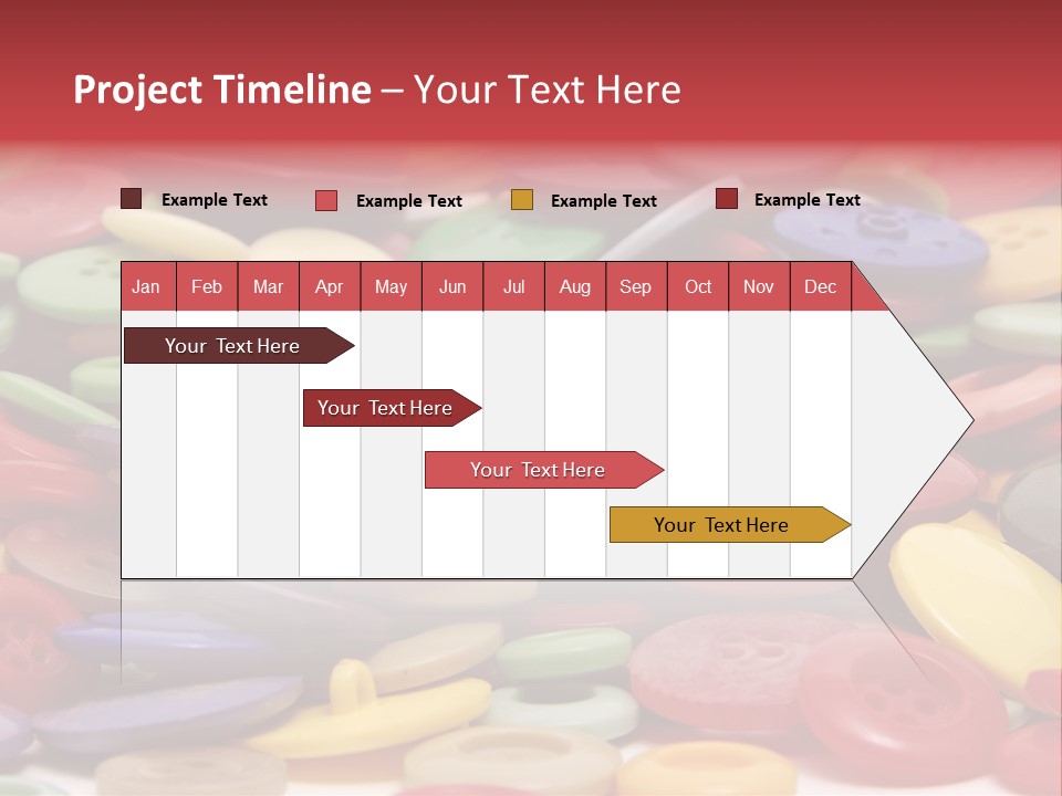 Needle Colorful Isolated PowerPoint Template