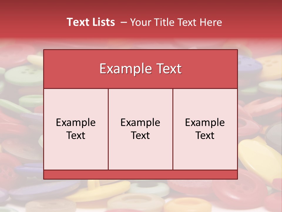 Needle Colorful Isolated PowerPoint Template