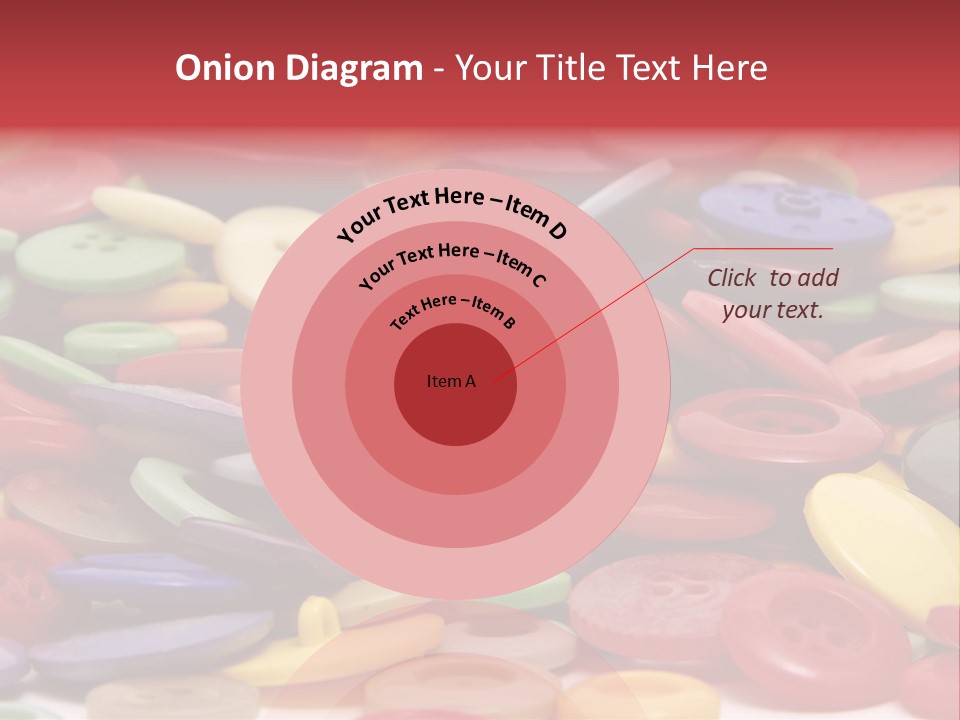 Needle Colorful Isolated PowerPoint Template