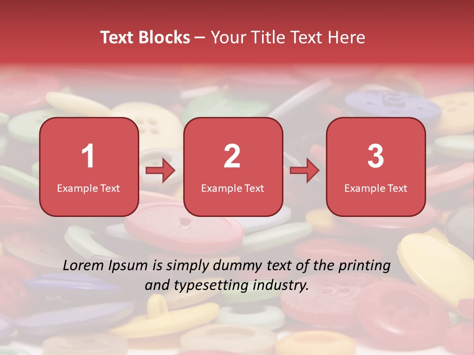 Needle Colorful Isolated PowerPoint Template