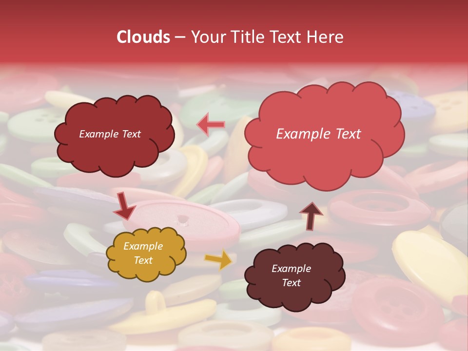 Needle Colorful Isolated PowerPoint Template