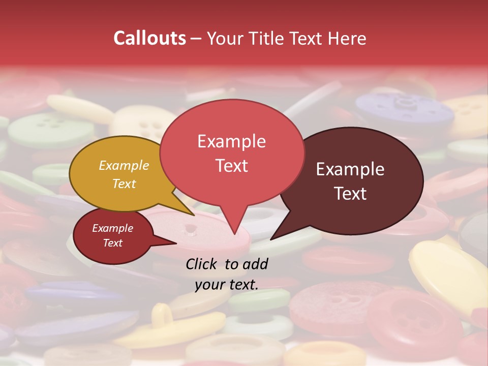 Needle Colorful Isolated PowerPoint Template