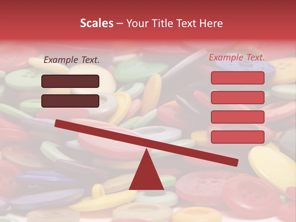 Needle Colorful Isolated PowerPoint Template