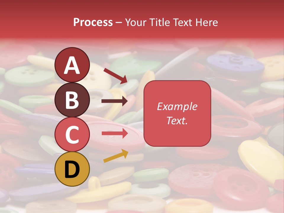 Needle Colorful Isolated PowerPoint Template