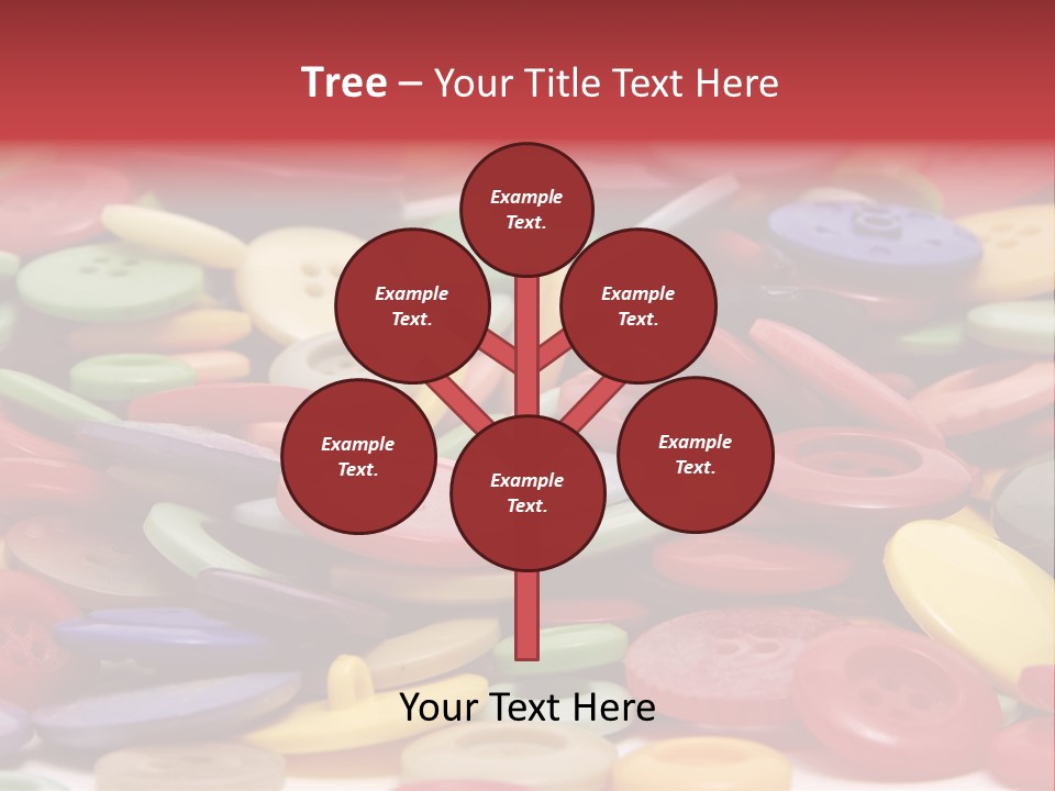 Needle Colorful Isolated PowerPoint Template