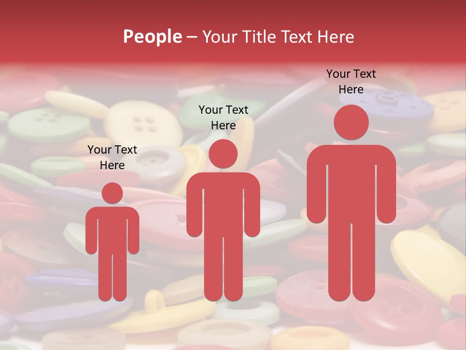 Needle Colorful Isolated PowerPoint Template