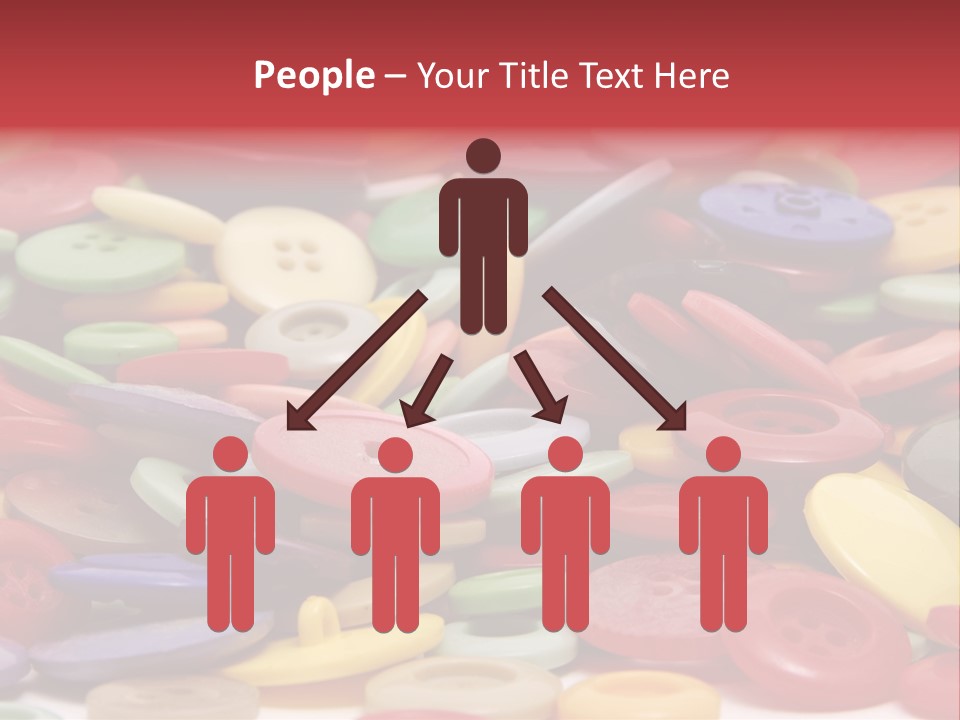 Needle Colorful Isolated PowerPoint Template