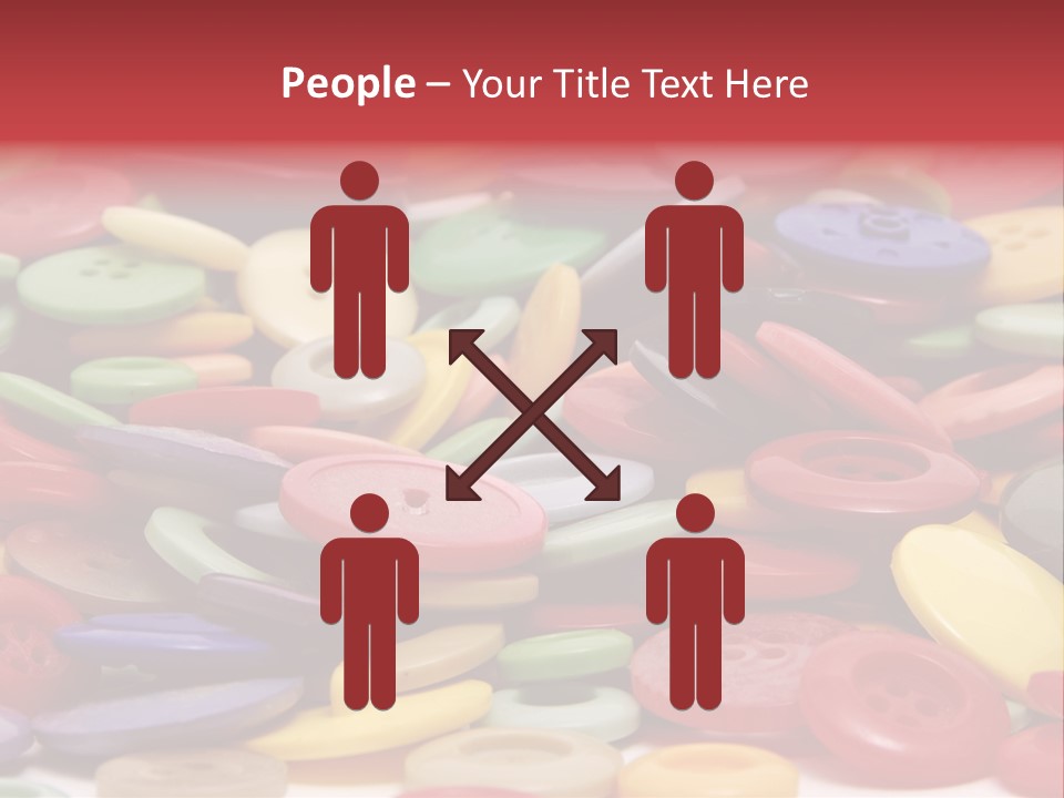 Needle Colorful Isolated PowerPoint Template