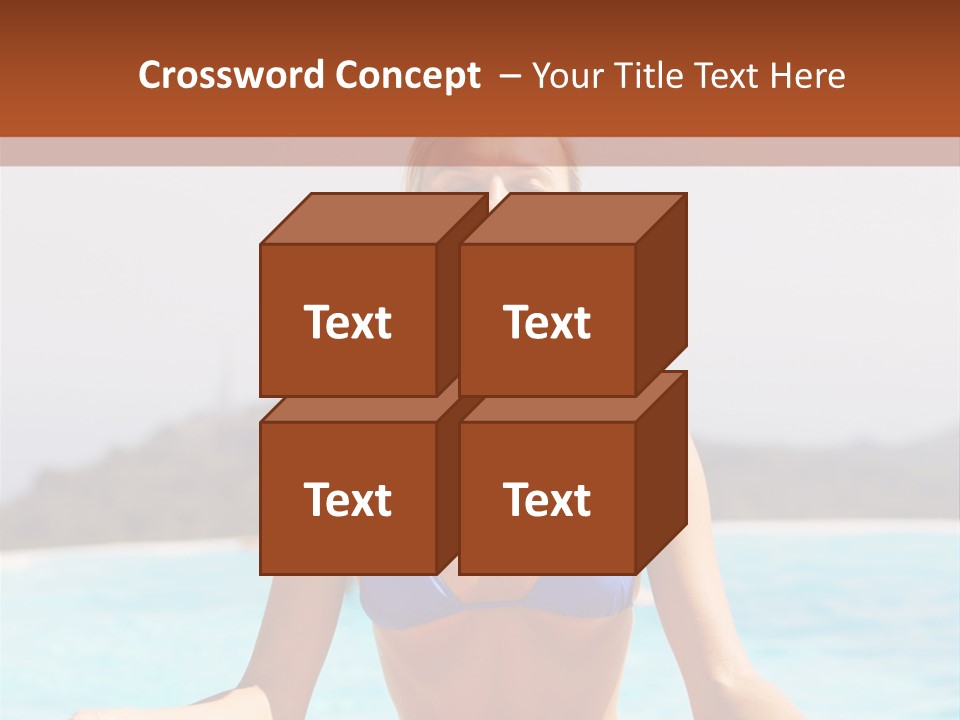 Trainer Stretch Seaside PowerPoint Template
