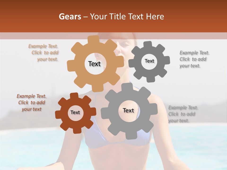 Trainer Stretch Seaside PowerPoint Template