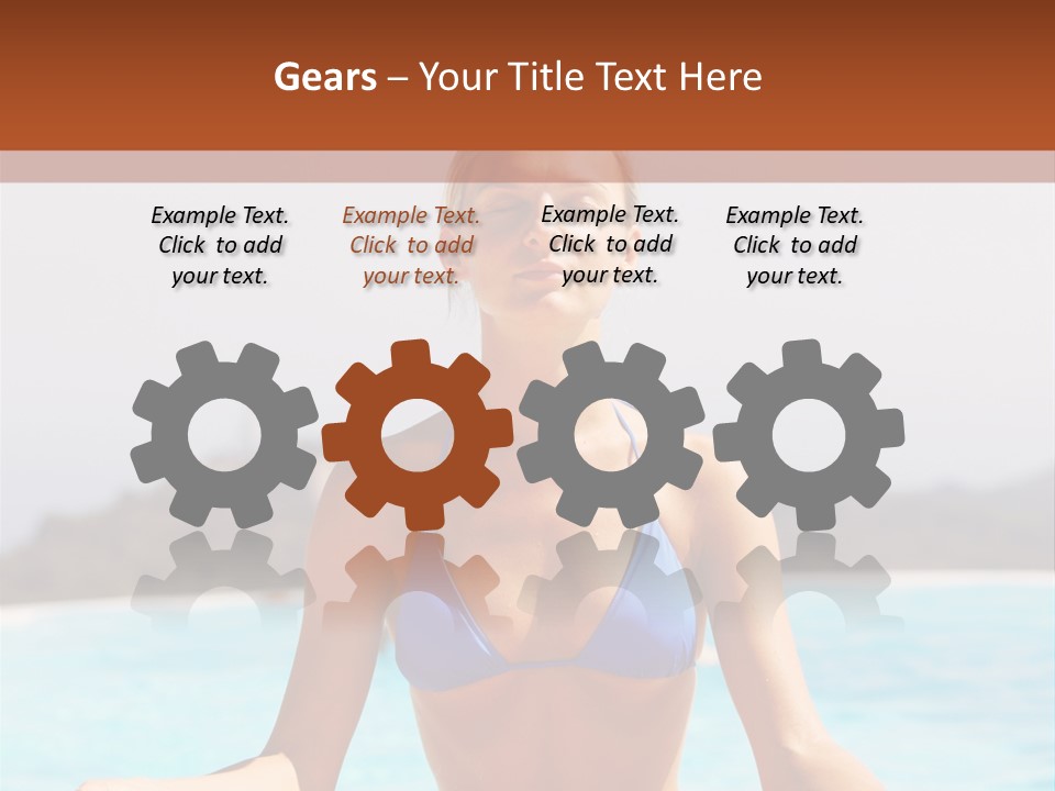 Trainer Stretch Seaside PowerPoint Template