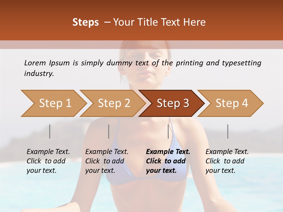 Trainer Stretch Seaside PowerPoint Template