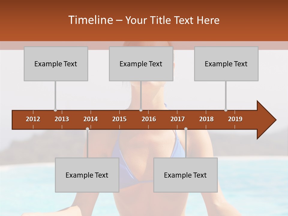 Trainer Stretch Seaside PowerPoint Template