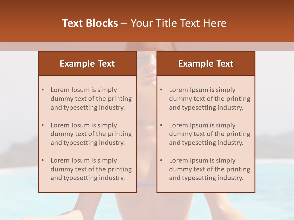 Trainer Stretch Seaside PowerPoint Template