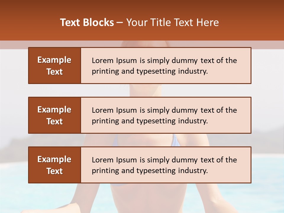 Trainer Stretch Seaside PowerPoint Template