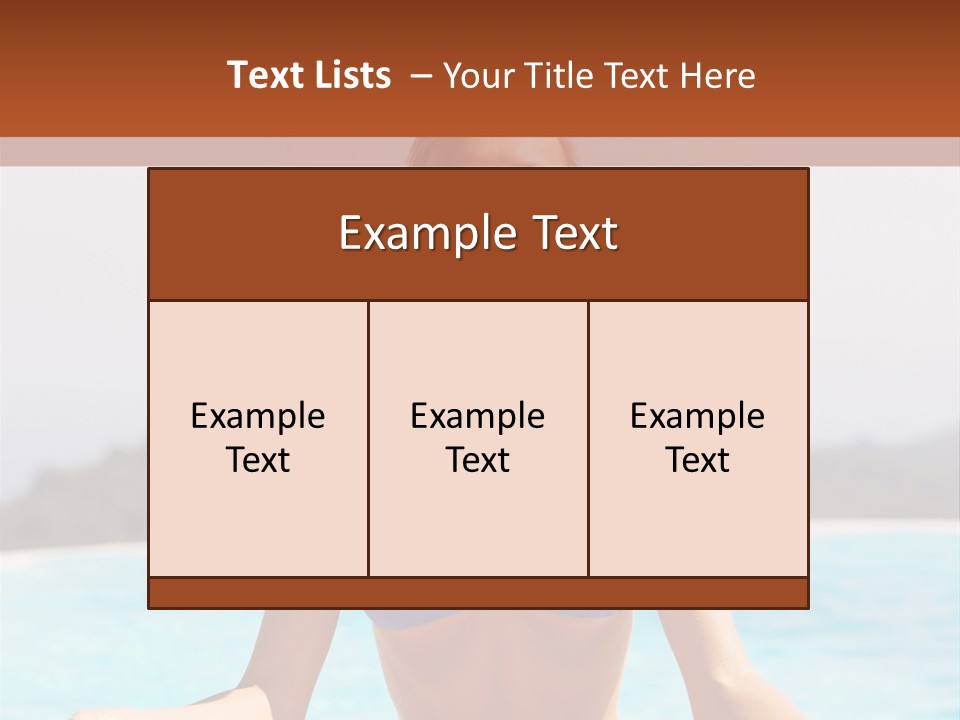 Trainer Stretch Seaside PowerPoint Template