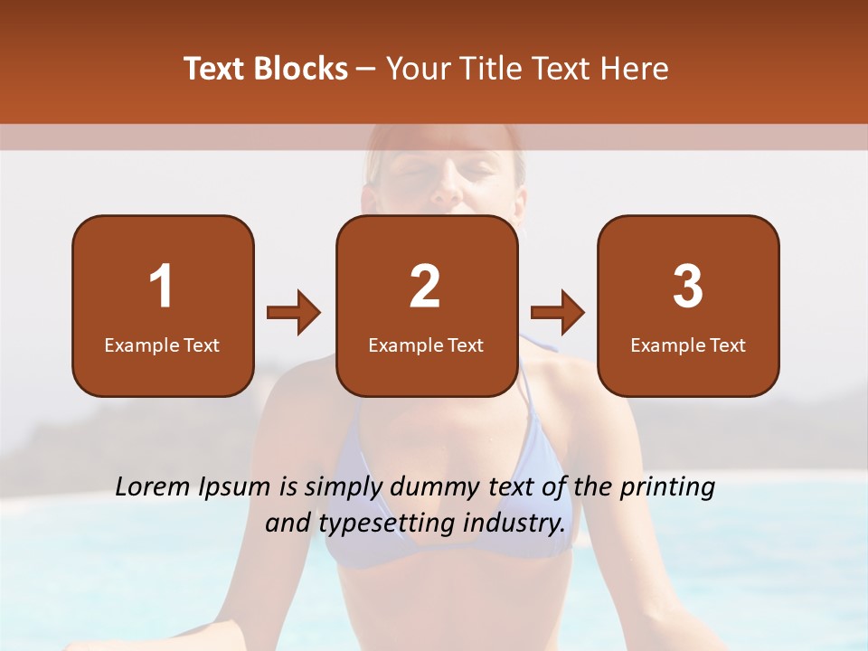 Trainer Stretch Seaside PowerPoint Template