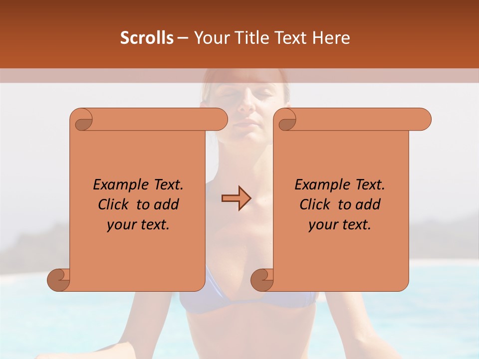 Trainer Stretch Seaside PowerPoint Template