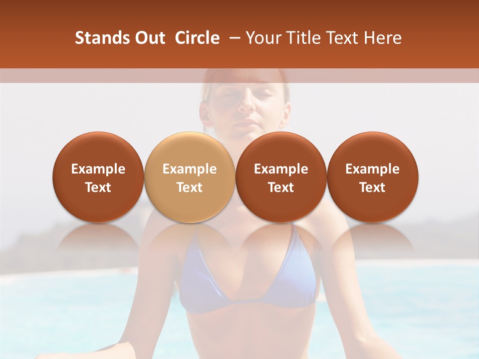 Trainer Stretch Seaside PowerPoint Template