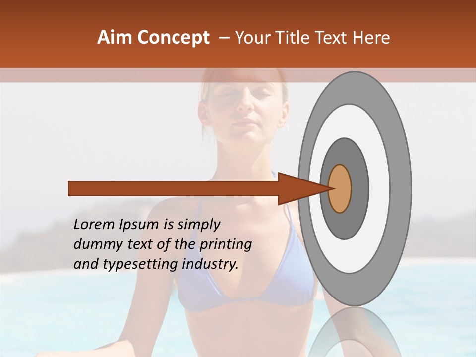 Trainer Stretch Seaside PowerPoint Template