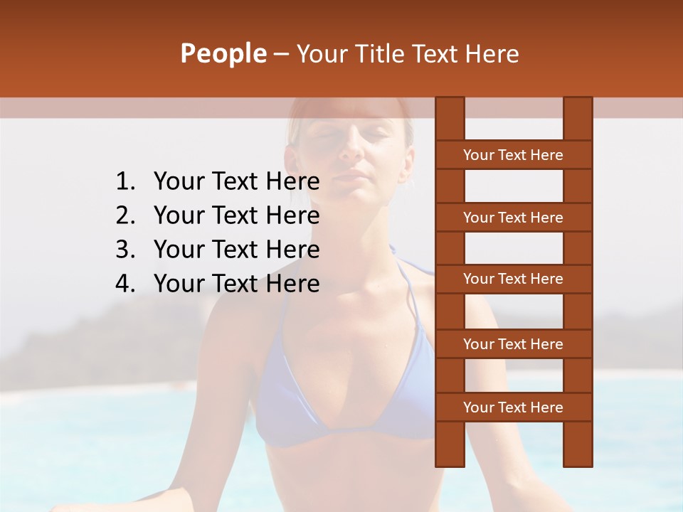 Trainer Stretch Seaside PowerPoint Template