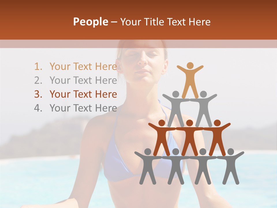 Trainer Stretch Seaside PowerPoint Template