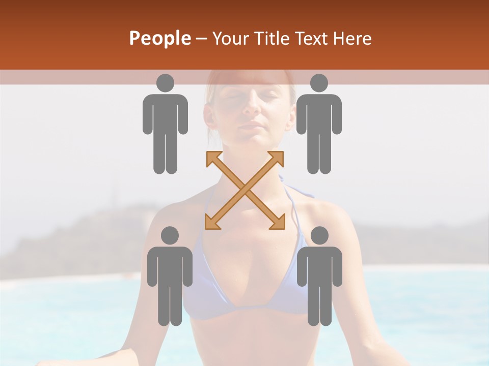 Trainer Stretch Seaside PowerPoint Template