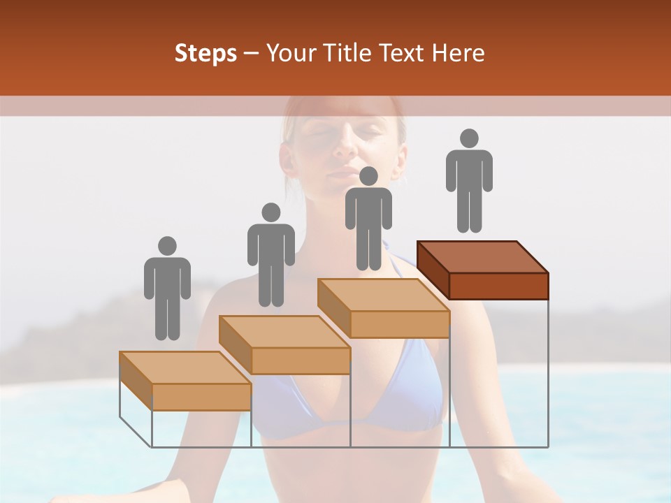 Trainer Stretch Seaside PowerPoint Template