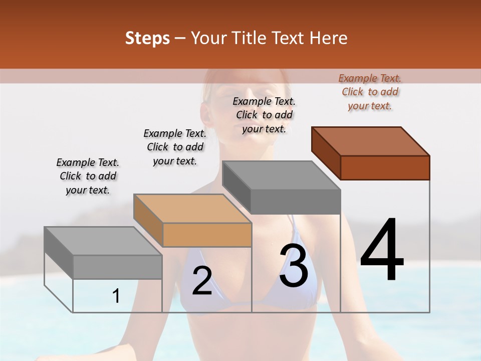 Trainer Stretch Seaside PowerPoint Template