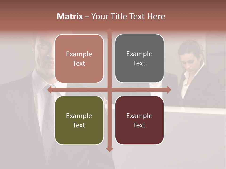 Smiling Success Man PowerPoint Template