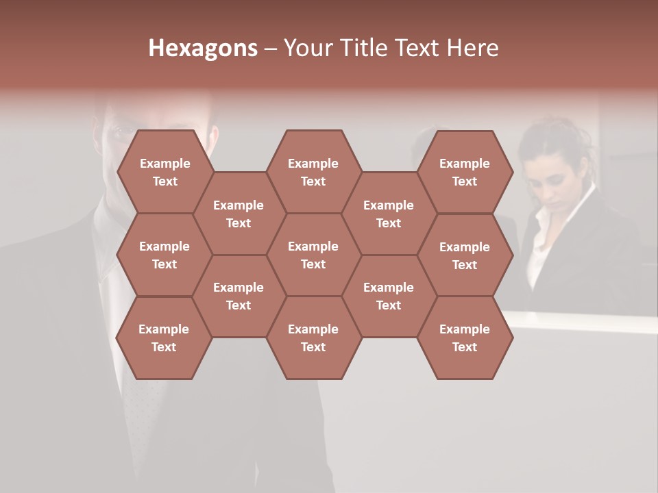 Smiling Success Man PowerPoint Template