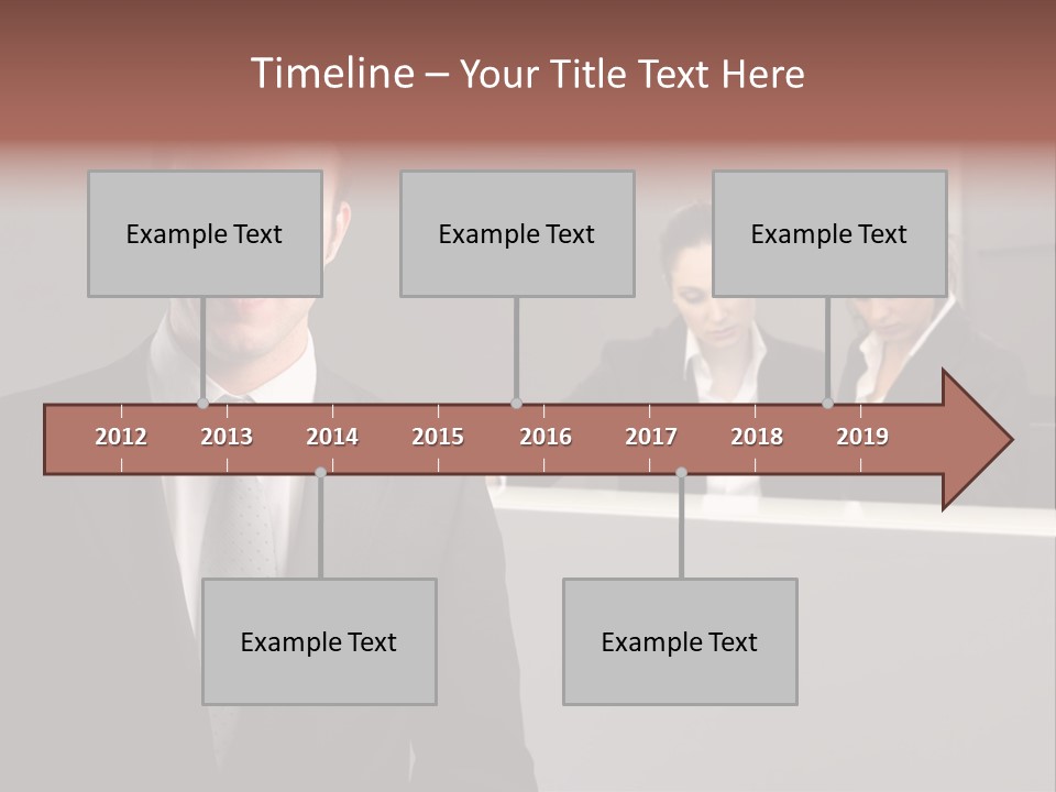Smiling Success Man PowerPoint Template