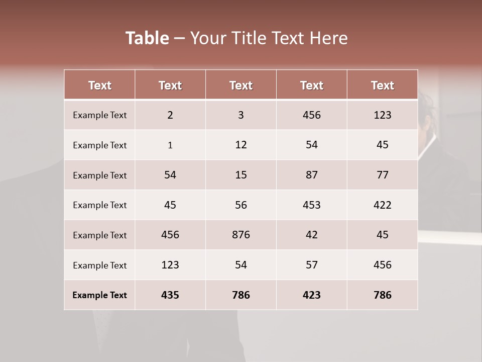 Smiling Success Man PowerPoint Template