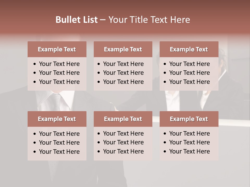 Smiling Success Man PowerPoint Template