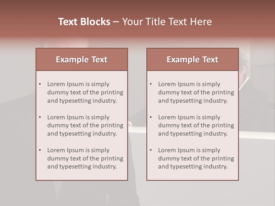 Smiling Success Man PowerPoint Template