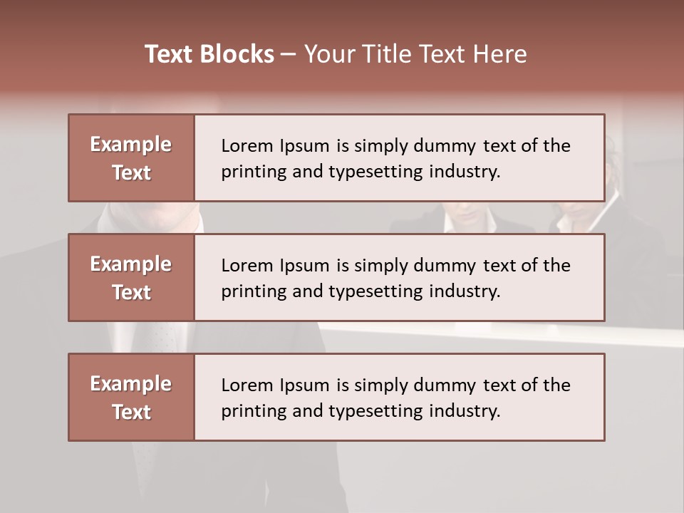 Smiling Success Man PowerPoint Template