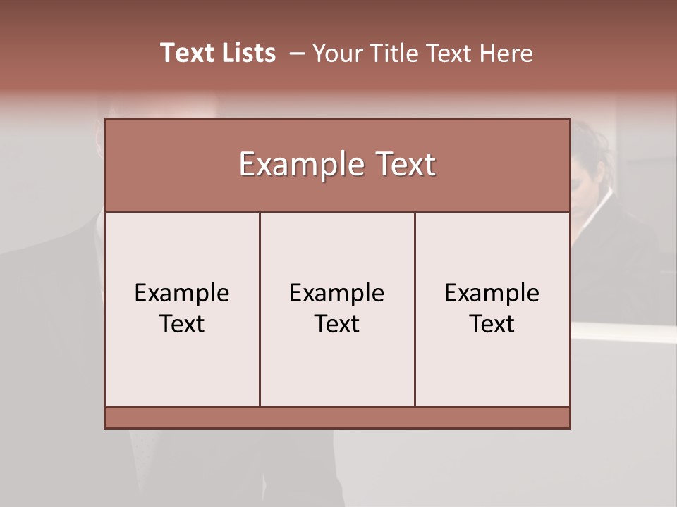 Smiling Success Man PowerPoint Template