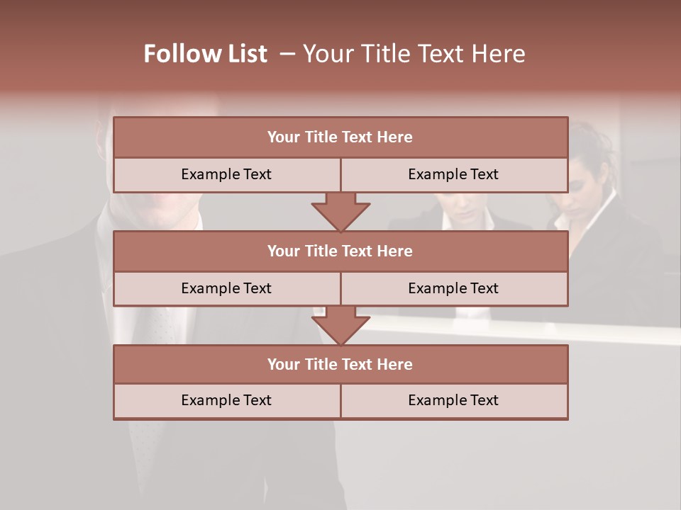 Smiling Success Man PowerPoint Template