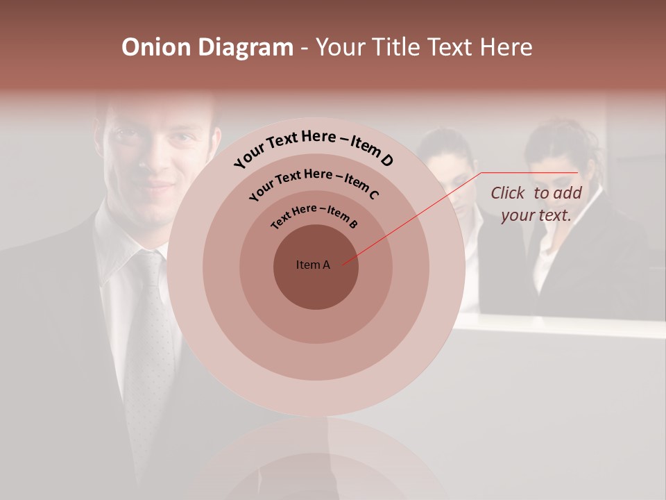 Smiling Success Man PowerPoint Template