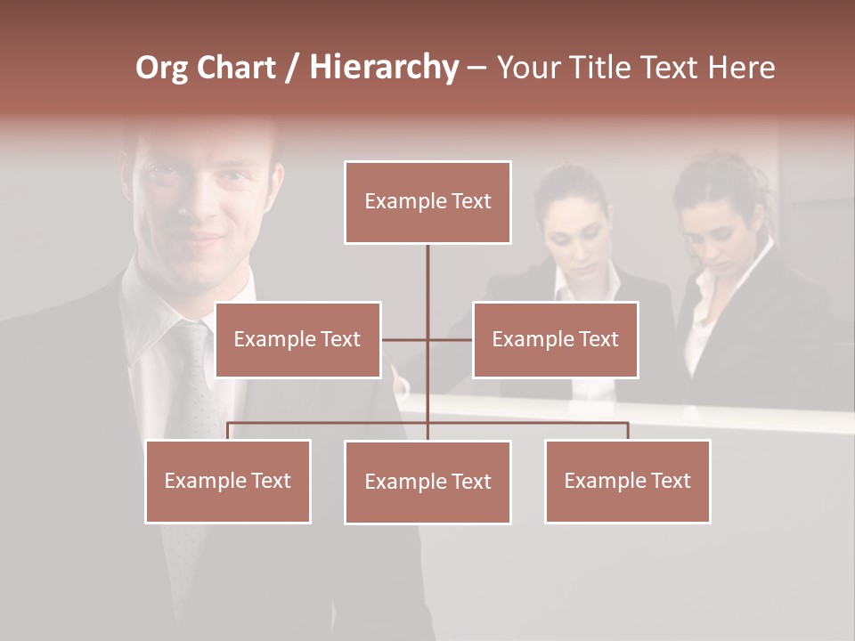 Smiling Success Man PowerPoint Template