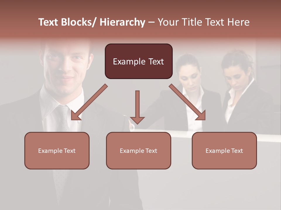 Smiling Success Man PowerPoint Template