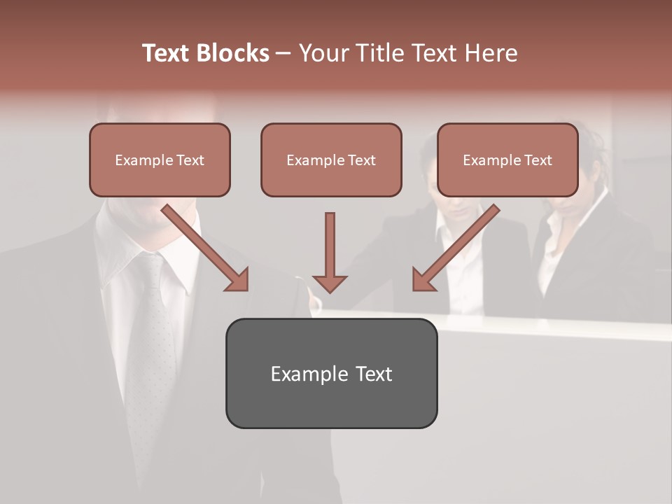Smiling Success Man PowerPoint Template