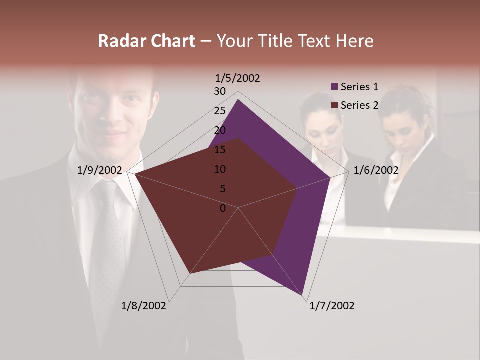 Smiling Success Man PowerPoint Template