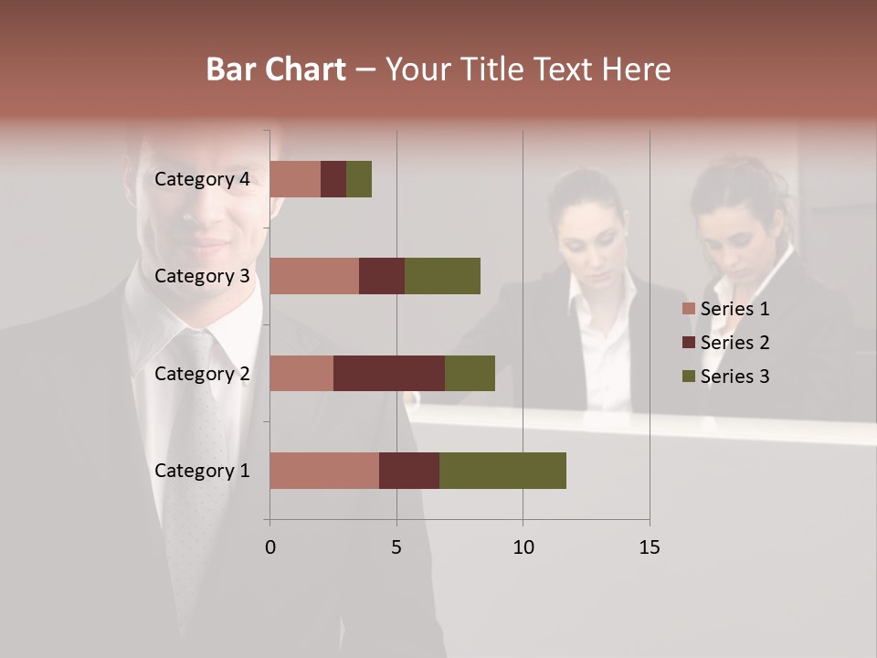 Smiling Success Man PowerPoint Template