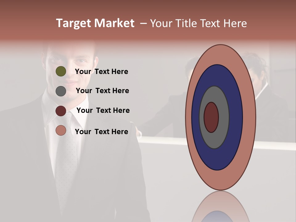 Smiling Success Man PowerPoint Template