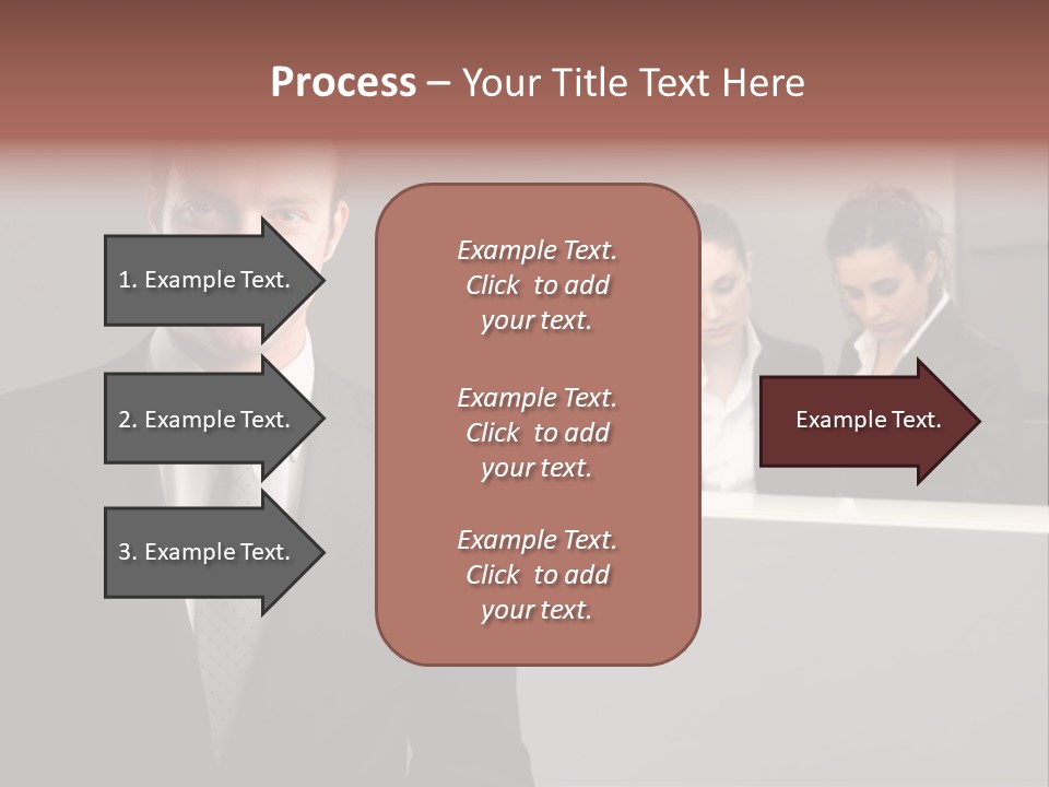 Smiling Success Man PowerPoint Template
