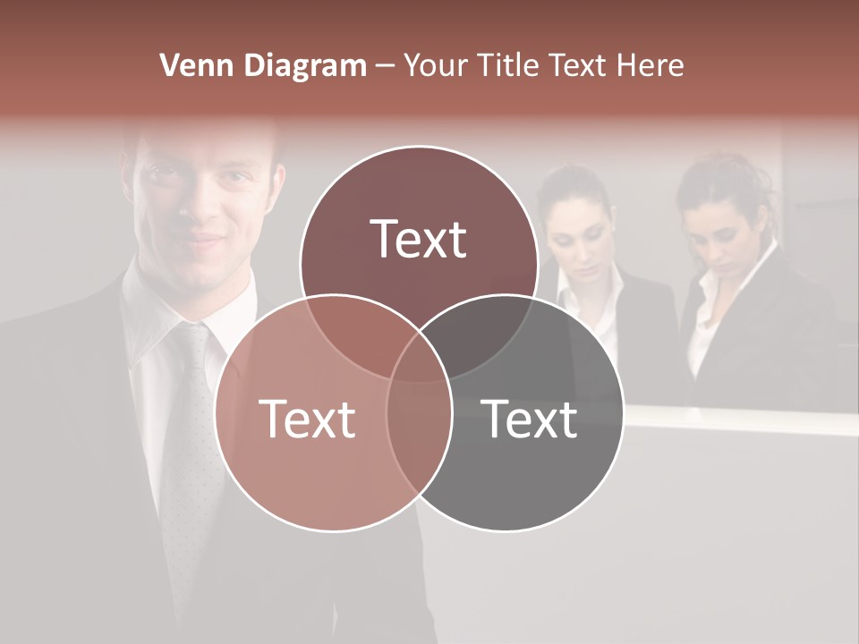 Smiling Success Man PowerPoint Template