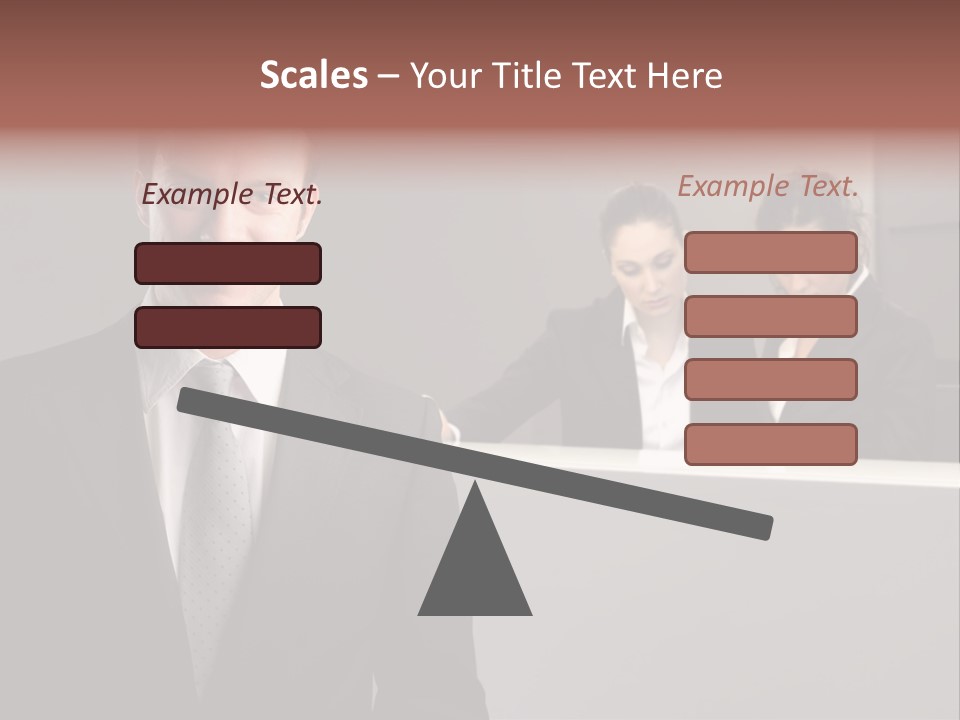 Smiling Success Man PowerPoint Template