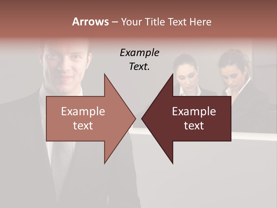Smiling Success Man PowerPoint Template
