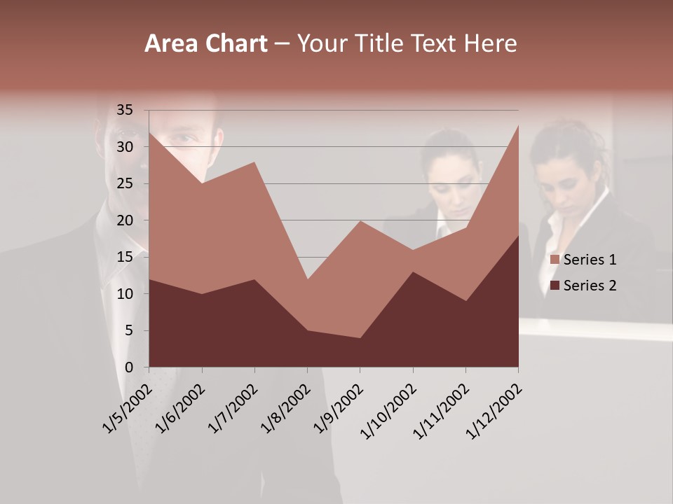 Smiling Success Man PowerPoint Template